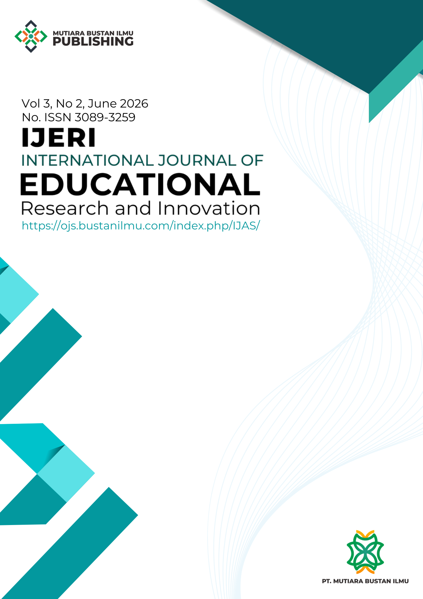 					View Vol 3. No 2. June 2026: Innovative Journal of Educational Research and Insights
				